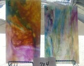 Copper, Gold, Blue, Violet, Green, and Clear - Youghiogheny 1567 SP Stipple finish - choice of sizes - Stained Glass Sheet Sales