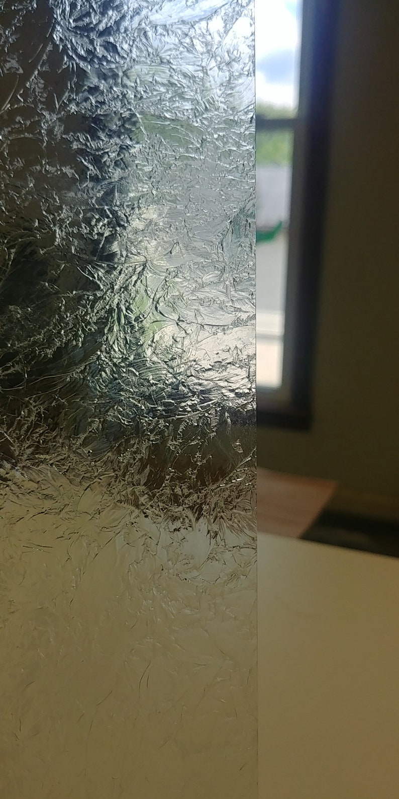 Kokomo Double Chip Clear Glue Chip Stained Glass Sheet 6 X 4 Etsy