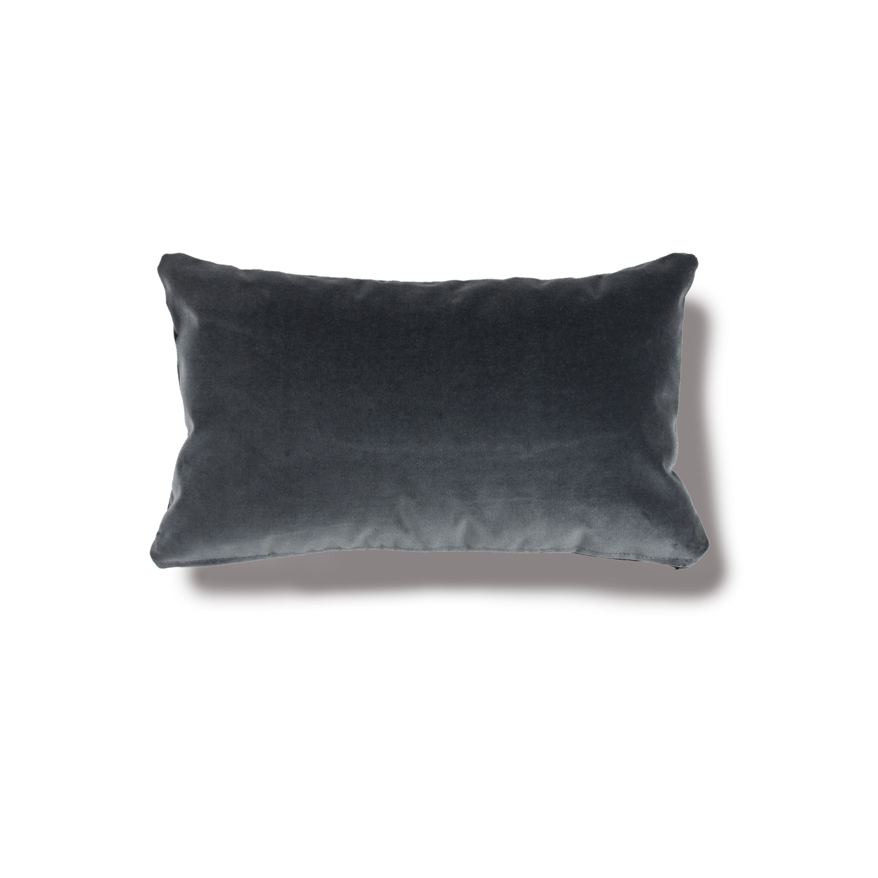 Slate Blue Velvet Lumbar Pillow Cover Etsy