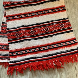 Vintage towel, embroidered towel, handmade embroidery, cross-stitch, Ukrainian embroidery, embroidered napkin, Ukrainian folk embroidery #23