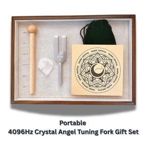 4096Hz Tuning Fork Gift Set Portable. Frequency Healing On The Go. Free Shipping.