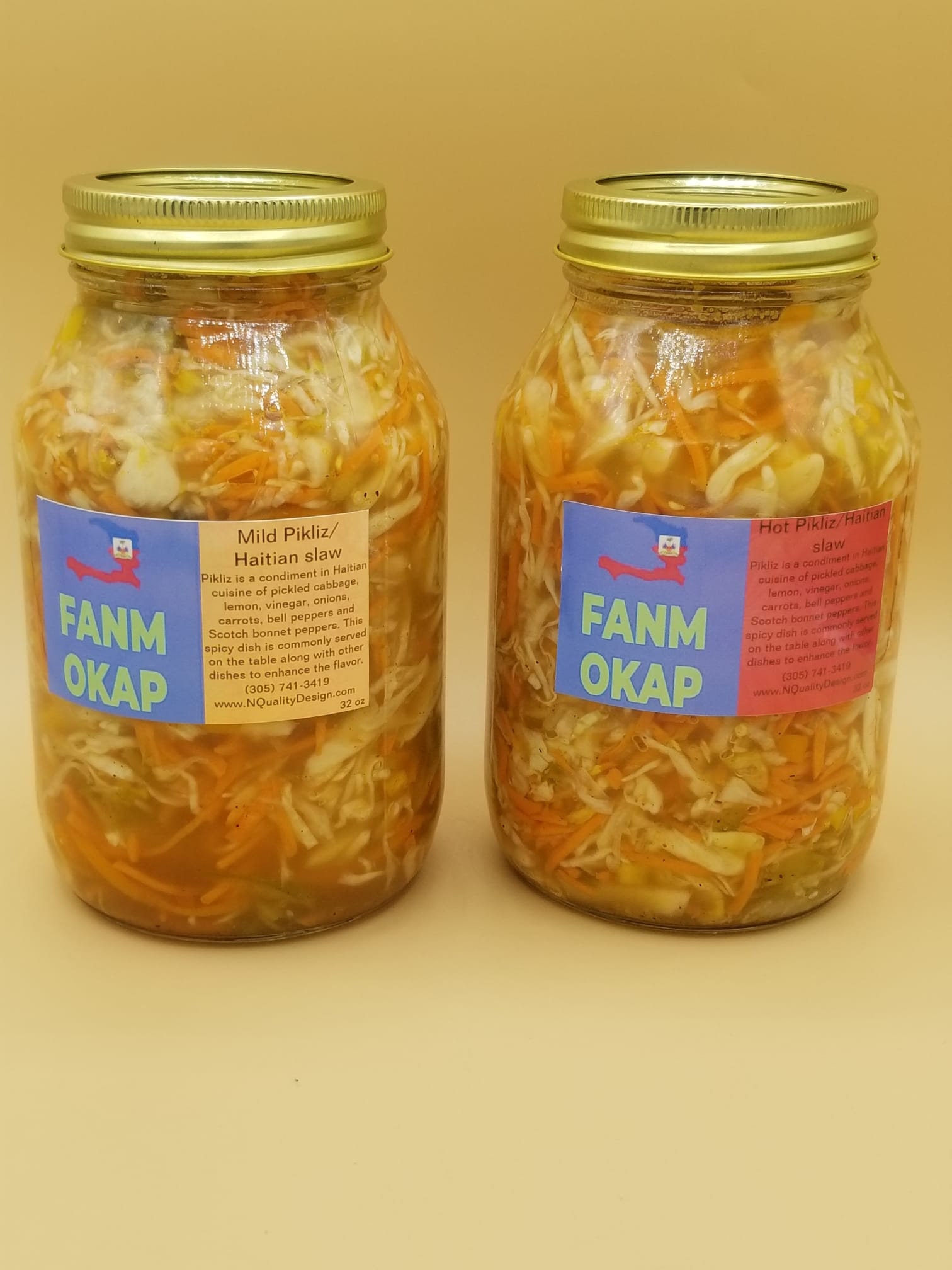 Pikliz Haitian Pickled Vegetable Relish Etsy