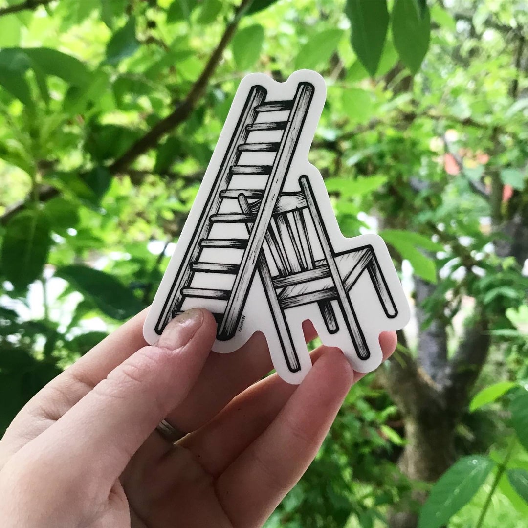 Sticker Design S For Ladder Rack Chair and Ladder Sticker - Etsy
