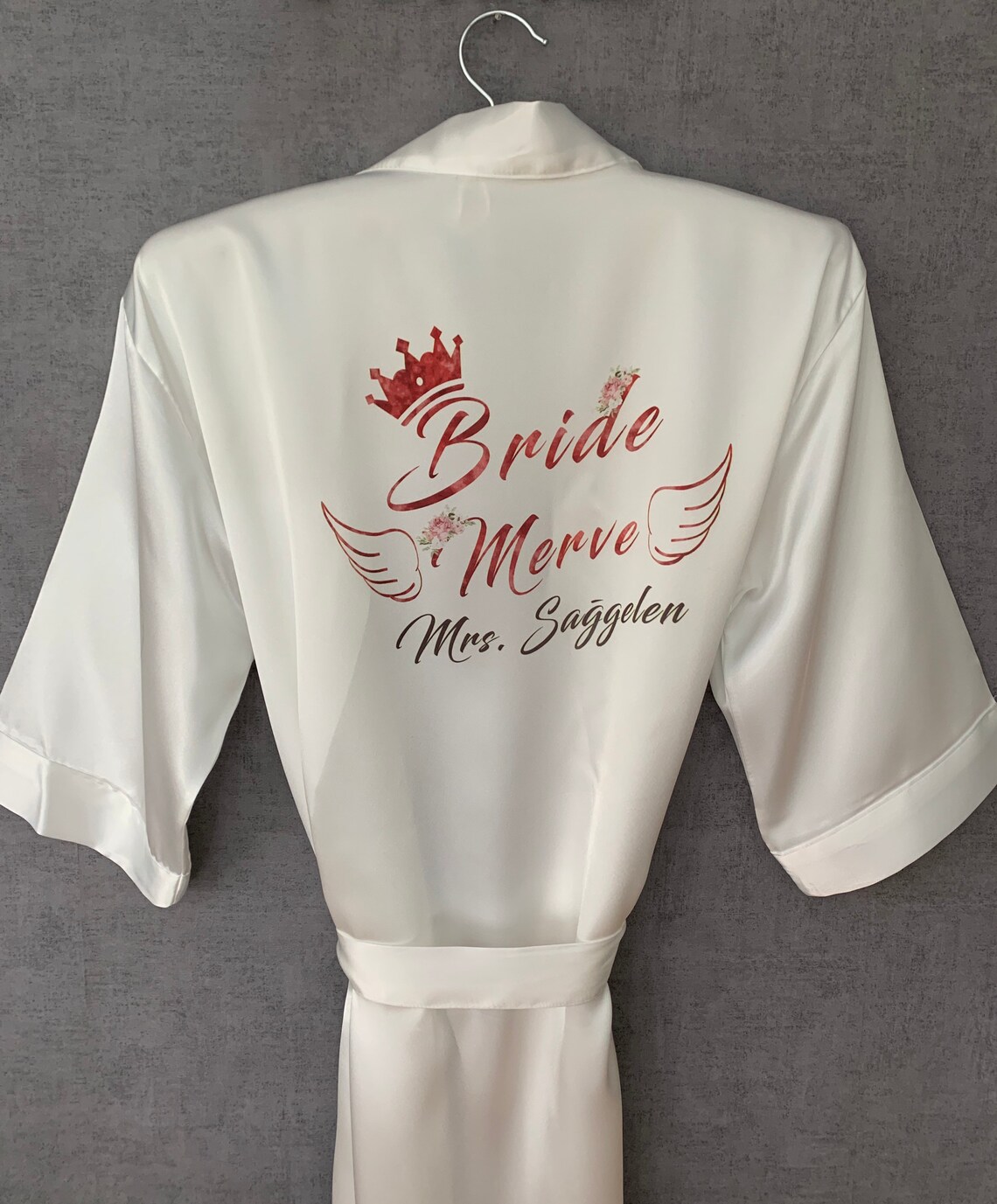 Bridal Robes Personalized Bride Robe Bridal Shower Gift Etsy