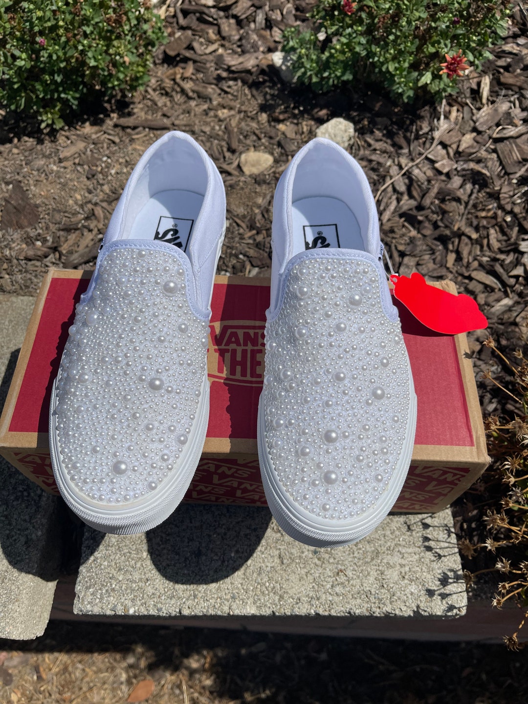 Pearl Vans Etsy