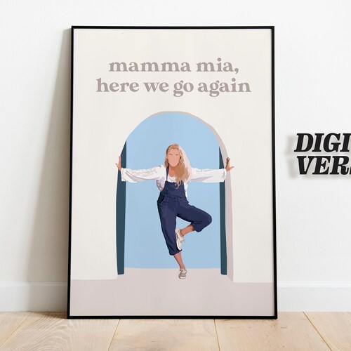 Mamma Mia Musical Print Etsy