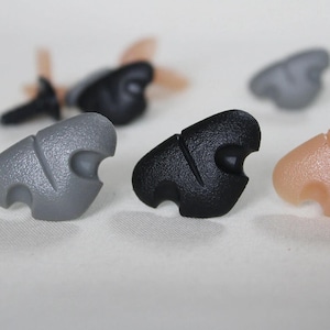 10mm/12mm/15mm/12x18mm/16x26mm/20x30mm 30PCs - Plastic Safety Animal Nose + Washer #doll toy plush stuffed animal DIY craft supply
