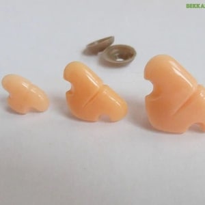 12x17mm/15x24mm/19x29mm/Mix Size 30PCs Plastic Safety Animal Nose + Washer #doll toy plush stuffed animal DIY craft supply