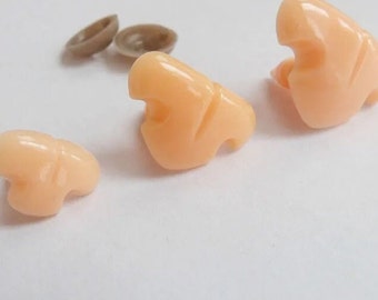 12x17mm/15x24mm/19x29mm/Mix Size Plastic Safety Animal Nose + Washers, 30PCs