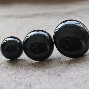 1 Pair Size 28mm 30mm 40mm 50mm Big Size Black Safety Eyes with washer #DIY Amigurumi Plush Stuffed making