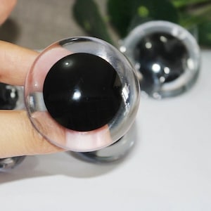 Black Animal Eyes 5, 6, 8, 10, 12 Mm Safety Eyes for Amigurumi