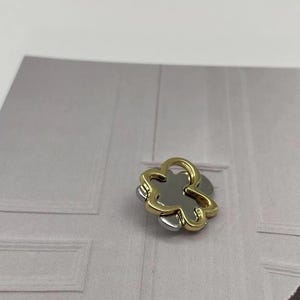10PCs 17.5mm 22.5mm Irregular Style Metal Button in Shank with Gold & Silver Colour #DIY sewing overcoat jacket blazer shirt coat - 2 sizes
