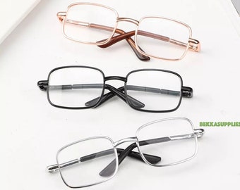 1 pieza de 8,5 cm - Gafas rectangulares de metal para muñeca de moda #DIY Muñeca de peluche BJD Blyth American Girls - 3 opciones de color