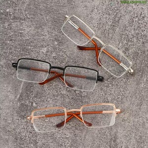 1 PC 9.3cm - Doll Fashion Classic Metal Frame Glasses #DIY Doll Toy Animal Craft Making Supplies #BJD Blyth American Girls Doll--1 size