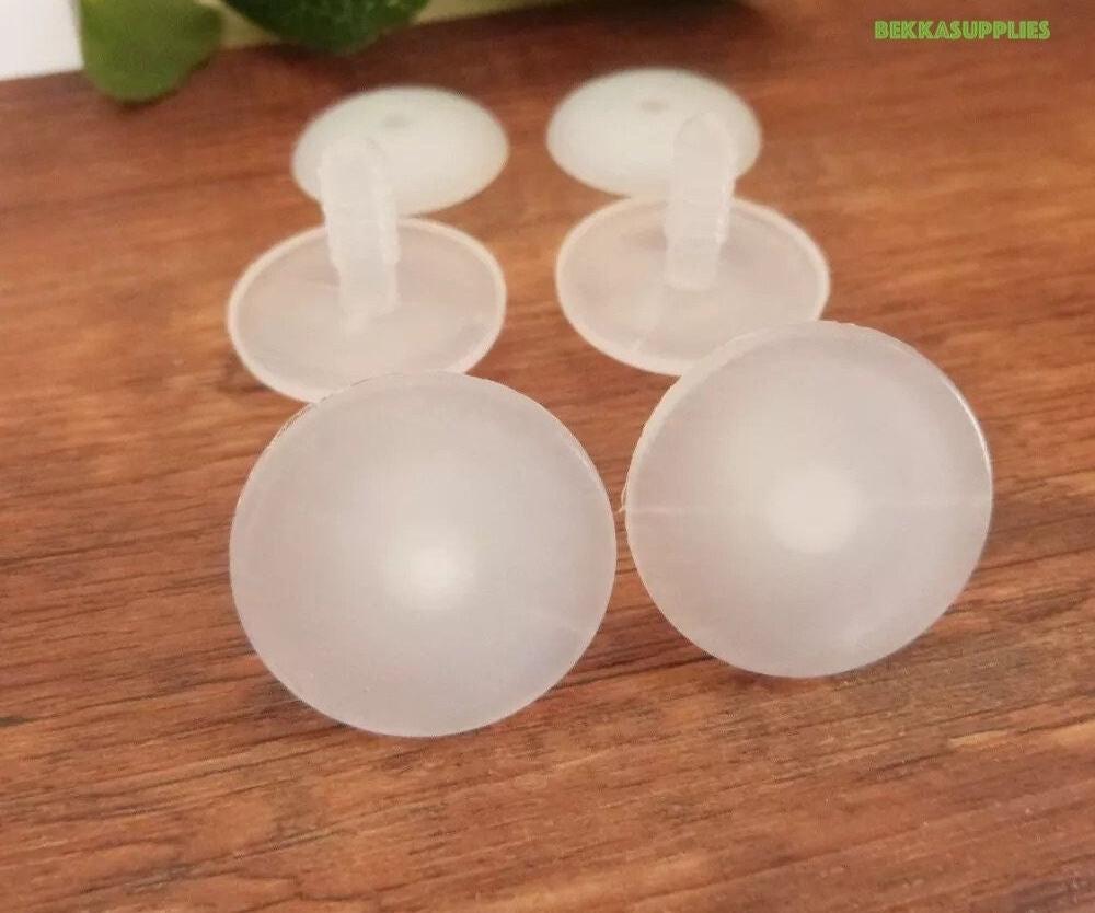 30sets 50mm 55mm 60mm DIY doll toy craft joint - white joints #DIY Doll Toy Animal Craft #Bear making joints