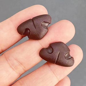 30 Stück 25 mm Kunststoff Sicherheit Tier braun Nase und Unterlegscheiben Option #DIY Amigurumi Plüsch machen
