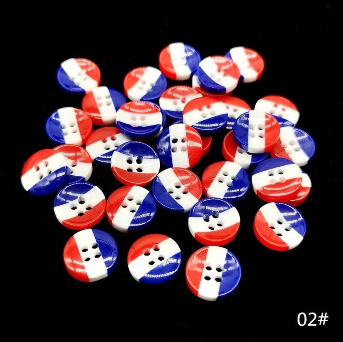 20PCs 4 Hole 9 Design Colourful Beautiful Resin Round Button Etsy