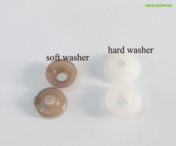 10pcs/lot 30mm-40mm-50mm high quality clear round safety eyes +