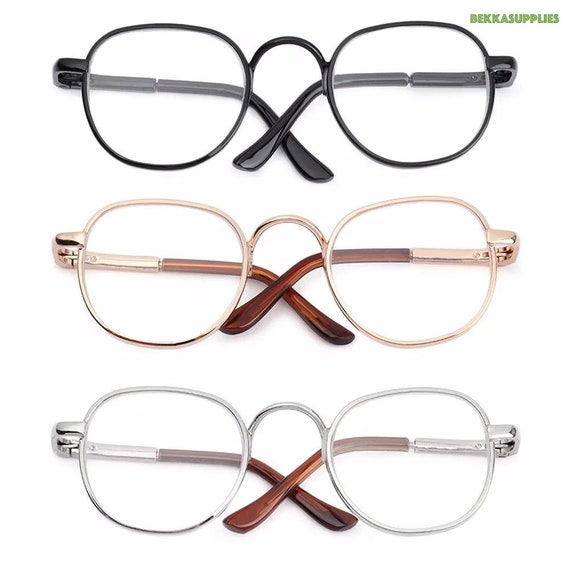 1pc Miniatur puppen brille schöne Brille klare Linse Brille für
