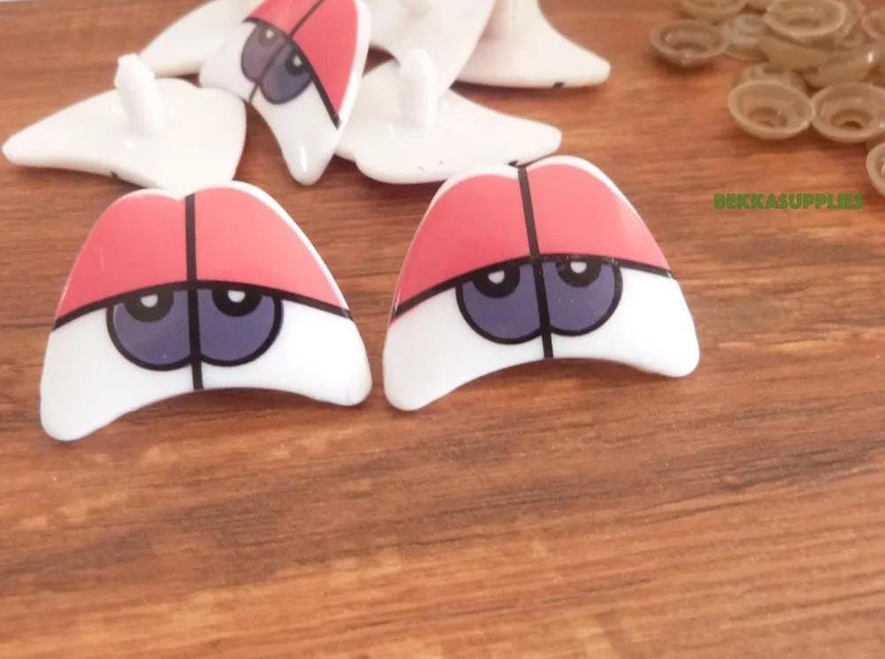 RuWfpz Occhi di sicurezza grandi per uncinetto Amigurumi 40mm - 8 pezzi