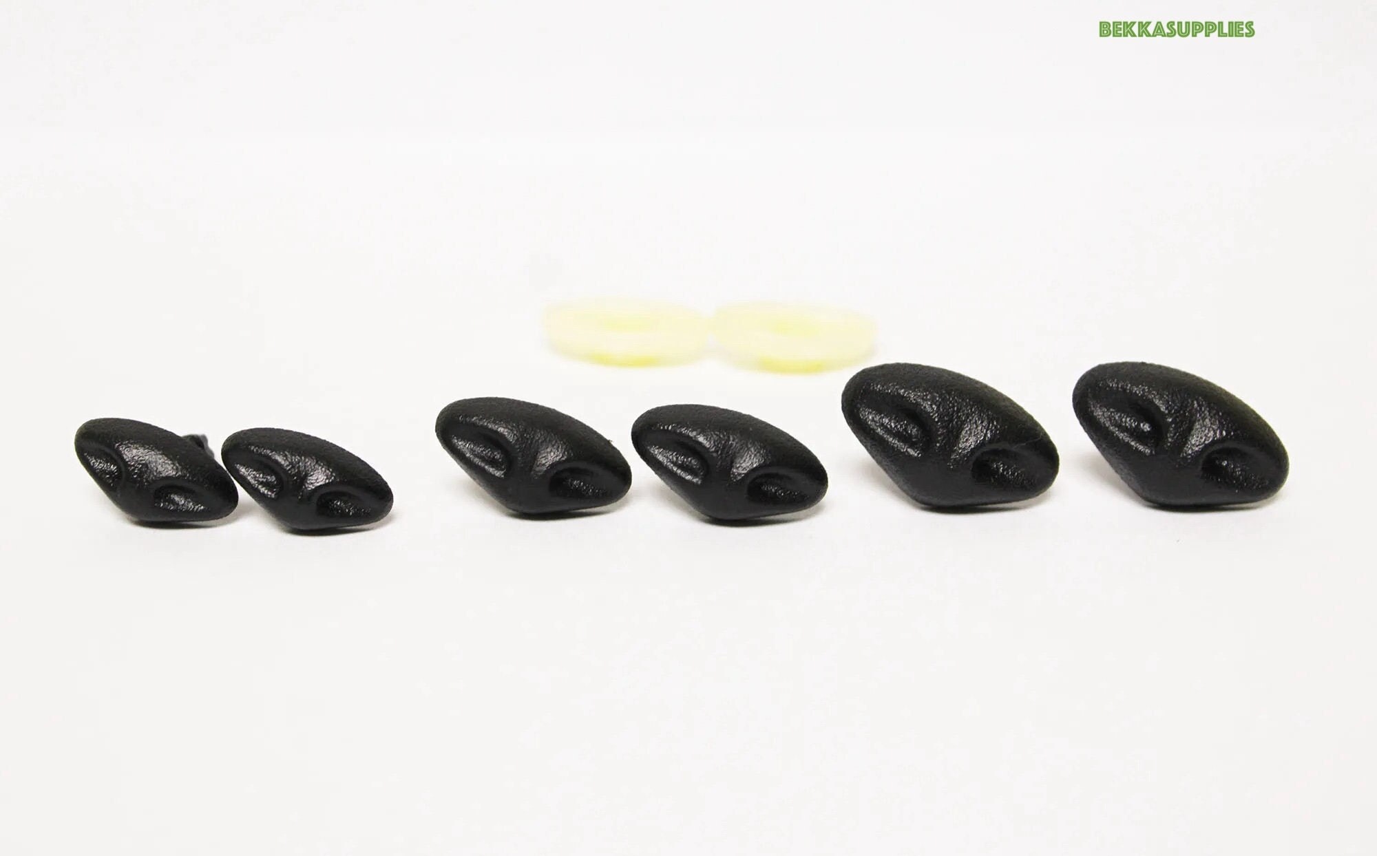 100 Pcs Lage Safety Noses Fo Stuffed Animals, 15Mm 18Mm