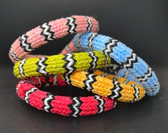 Loom Band Stripe Patterned Loom Band Type 02 Assorted Color loom band 