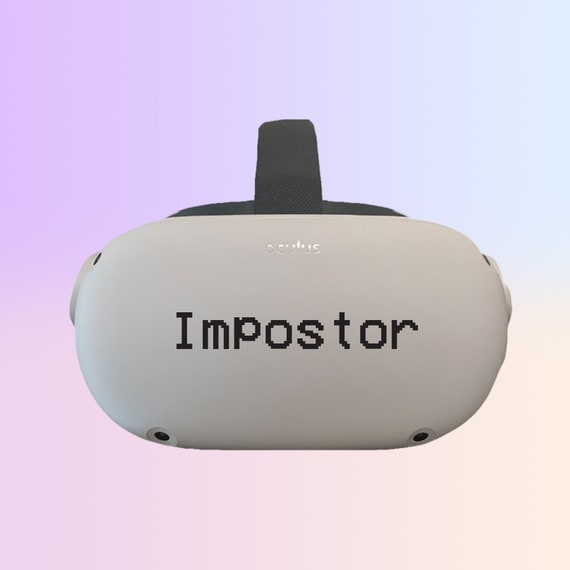 Among Us Impostor Oculus Quest And Oculus Quest 2 Decal Etsy
