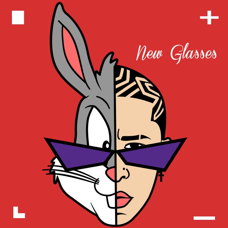 Bad Bunny Bugs SVG DECAL STICKER With Guides | Etsy