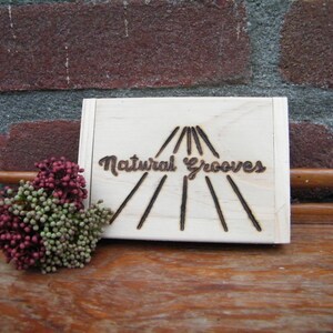 Titulaire de carte, titulaire de carte, titulaire de carte de visite, titulaire de carte de visite, propre logo, norme de carte de visite, promotion, foire, pyrographie, chauffage au bois
