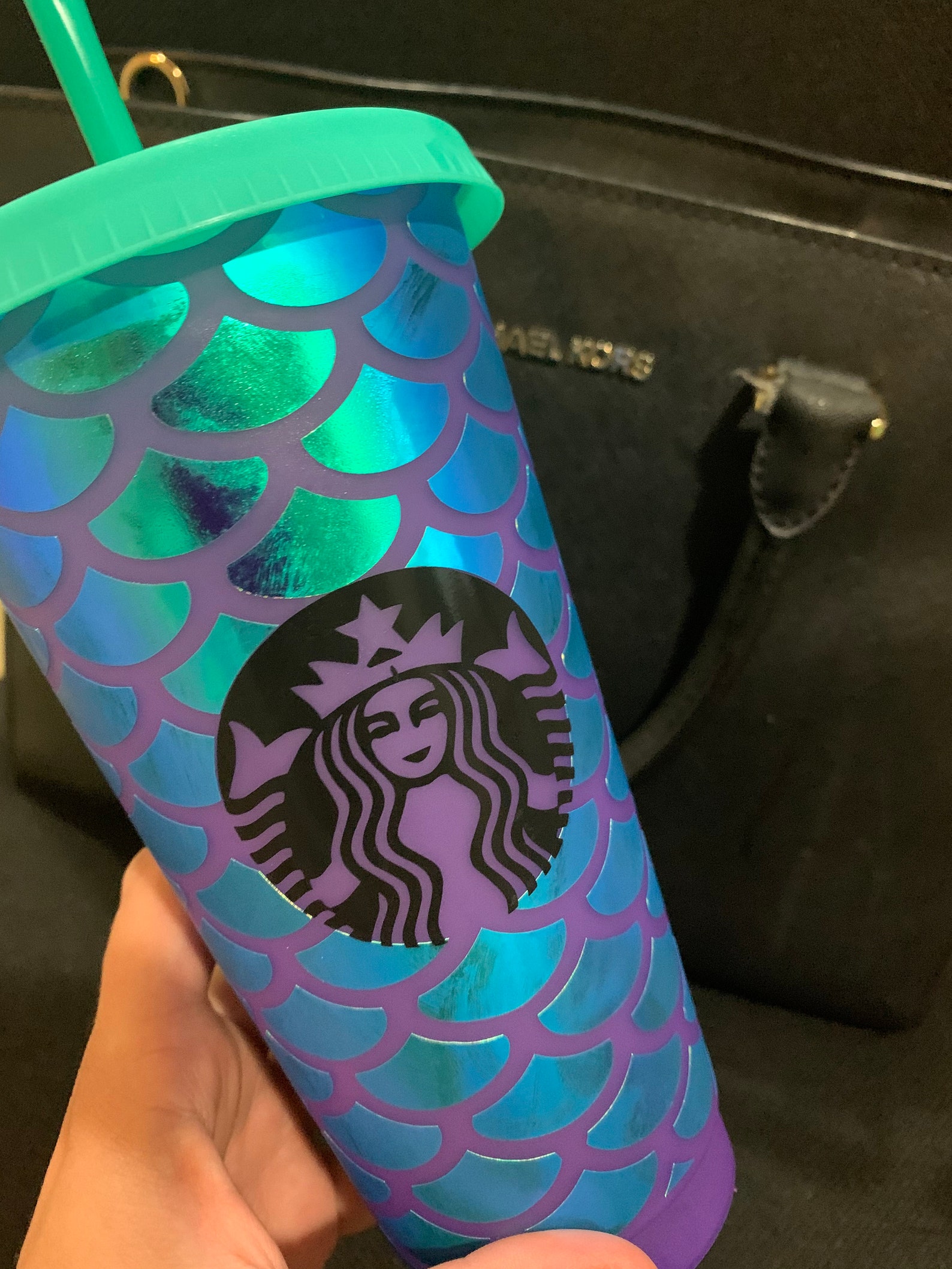 Full Mermaid Mermaid Starbucks Cup Personalized Color Etsy