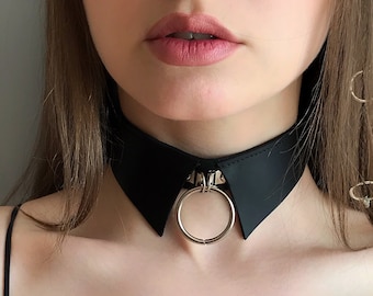 O Ring Choker Etsy