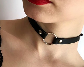 Mini O Ring Choker Etsy