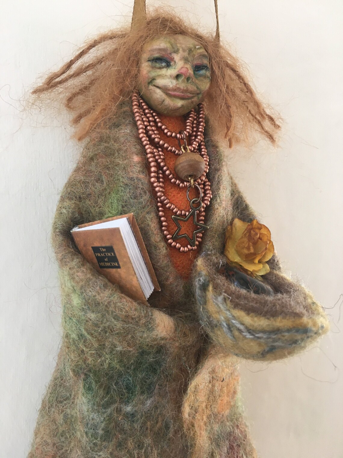 NEL One of a Kind Handmade Welsh Fairy Art Doll Elf Imp Pixie Etsy