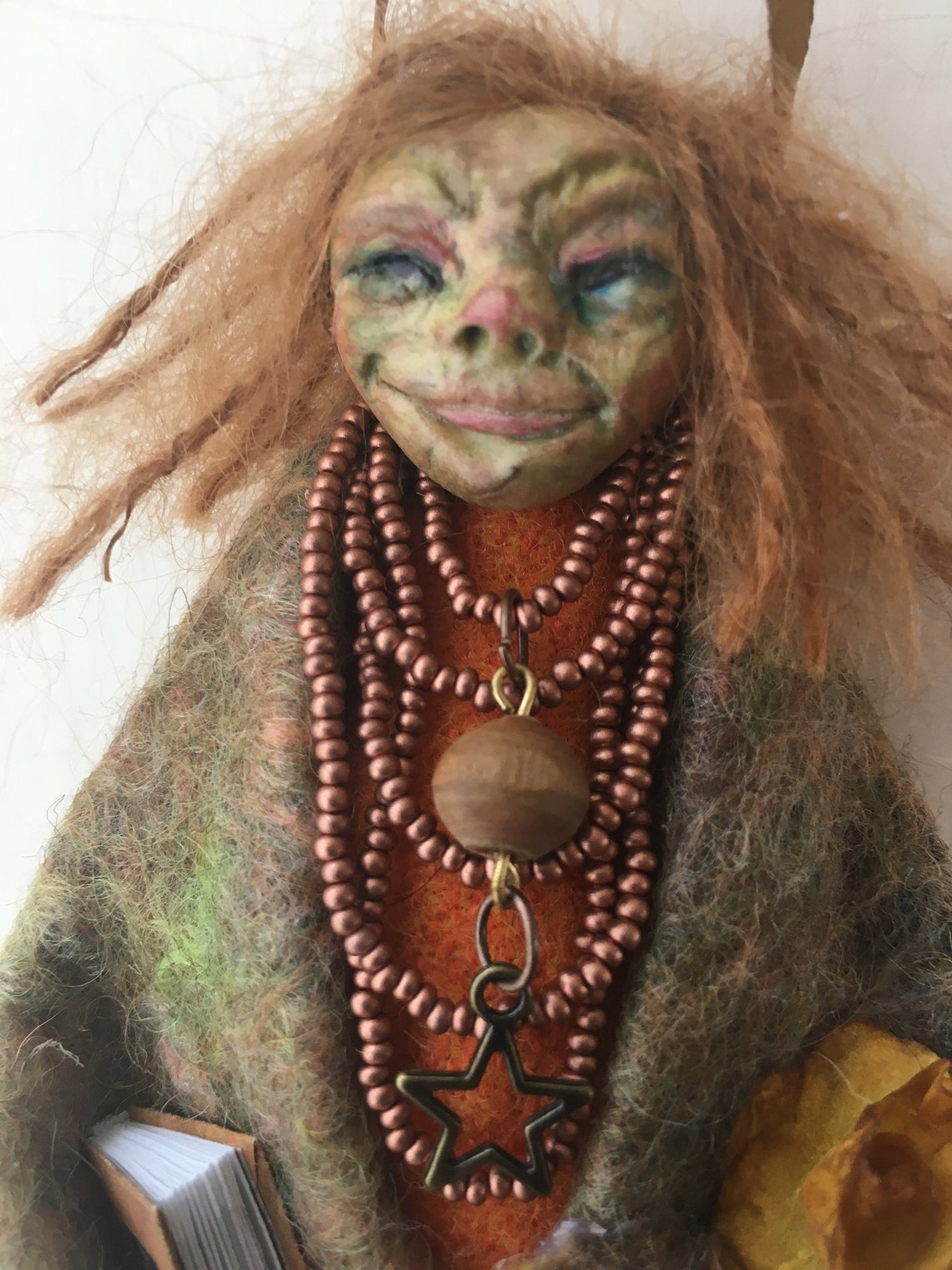 NEL One of a Kind Handmade Welsh Fairy Art Doll Elf Imp Pixie Etsy