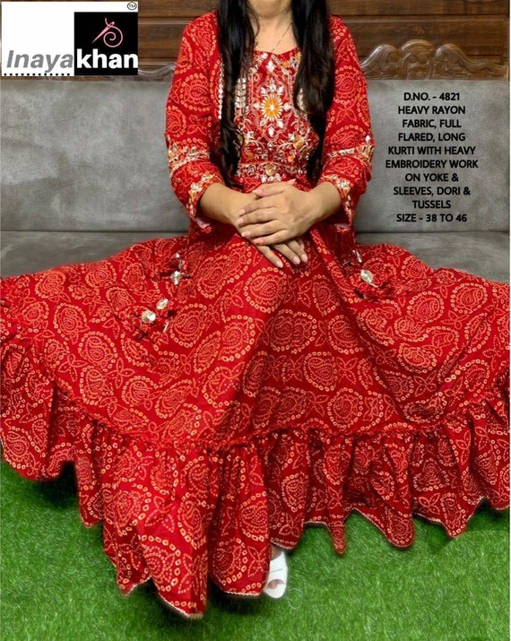 Indian Bollywood Designer One Piece Gown Having Embroidery And Etsy Indian Bollywood Designer One Piece Gown Having Embroidery And Etsy