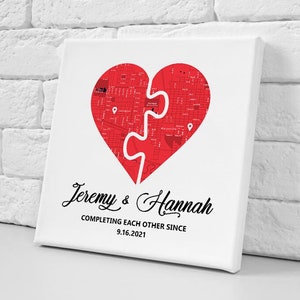 Personalisierte Karte Druck, Herz Karte Druck, Valentinstag Geschenk für Ihn, Jahrestag Geschenk für Sie, personalisierte Karte Drucken Poster