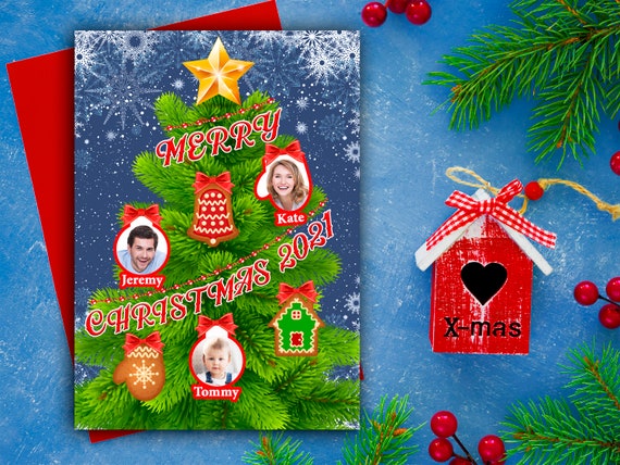 Christmas Greeting Card, Christmas Cards Retro Postcards, 20