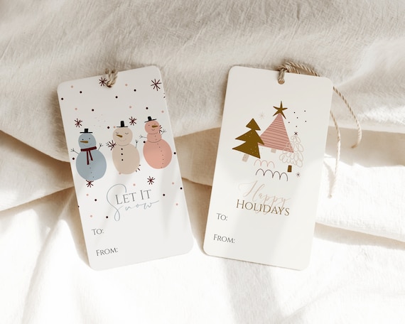 Holiday Gift Tag Templates – Made by Joel