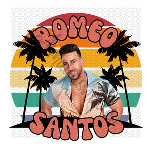 ROMEO SANTOS PNG Digital Download |Romeo Santos Cut File | Romeo Santos Sublimation| Romeo Santos Shirt | Romeo Santos Sticker File