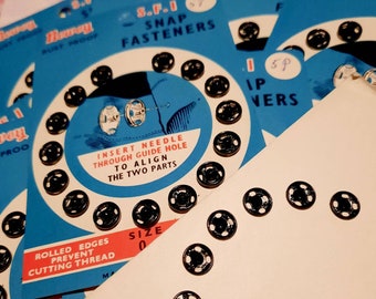 Vintage Newey snap fasteners for sewing and craft