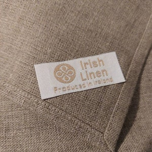 100% Irish Linen Tea Towel with embroidered Irish blessings image 3