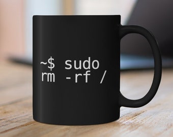 Linux Tasse, System Administrator Geschenk, Programmierer Geschenk, Unix Tasse, EntwicklerBecher 11oz