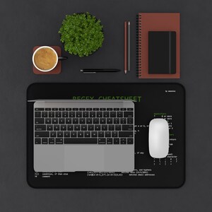 Regex Cheatsheet Desk Mat for Sys Admin, Developer, Programmer, IT ...