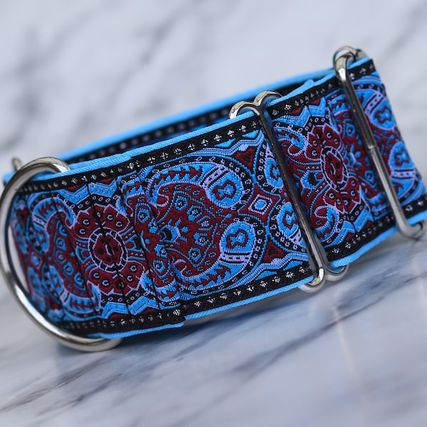 Ready for shipping! Martingale dog collar - Curacao - 33cm to 44cm