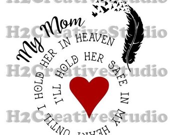 Download Mom In Heaven Svg Etsy