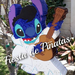 Stitch/Elvis  piñata. 35&quot; tall
