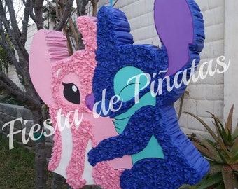 Stitch and Angel Piñata