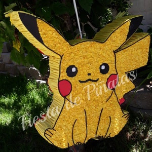 Pokemon Pikachu Piñata we Accept Custom Orders. Please Message Us for  Information 