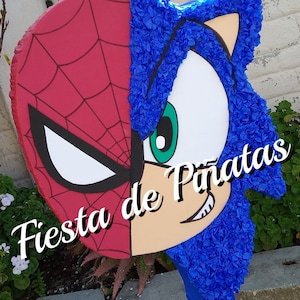 23 inch tall Spider-Man/Sonic pinata
