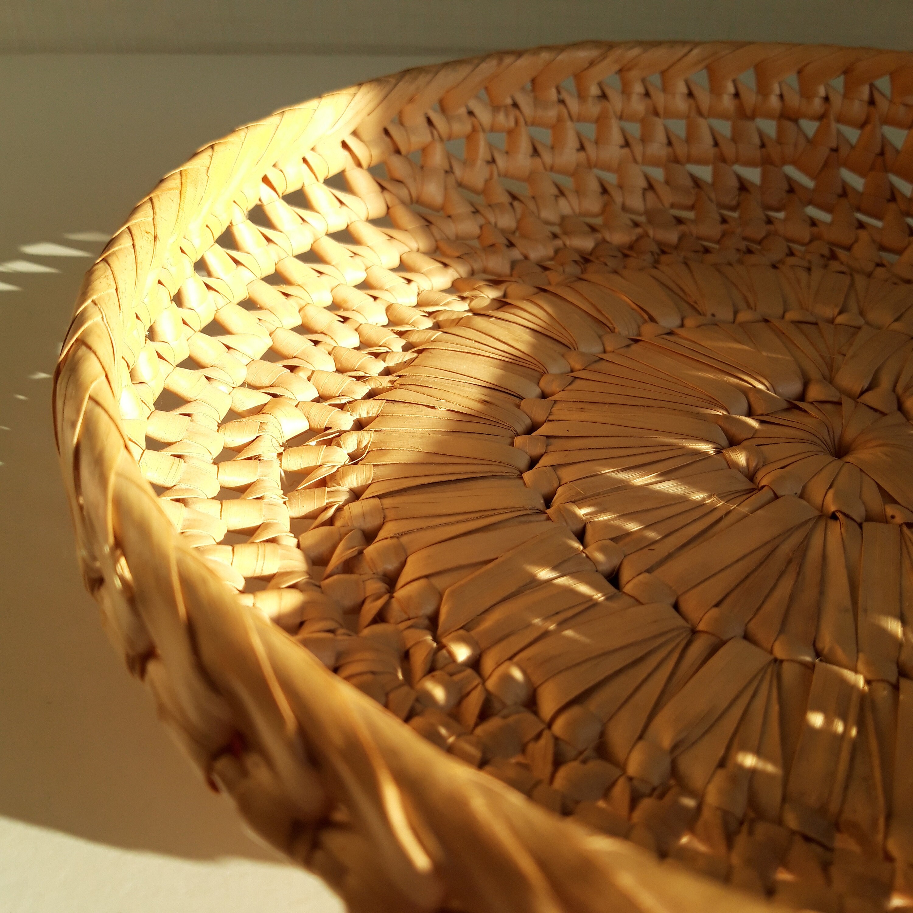 Handmade straw plate Wicker decor Etsy